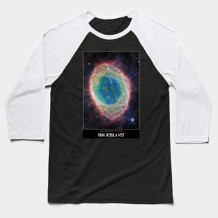 High Resolution Astronomy Ring Nebula M57 Baseball T-Shirt